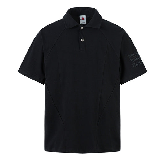 Stone Wash T shirt POLO shirt Short Sleeve Lapel Top