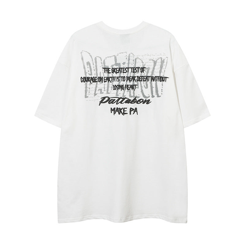 Hip Hop Clothes New York Short Sleeve T-Shirt Loose Oversize Top