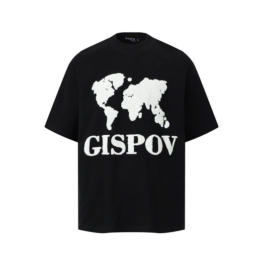 Casual Street Wear Short Sleeve T-Shirt Crew Neck Loose