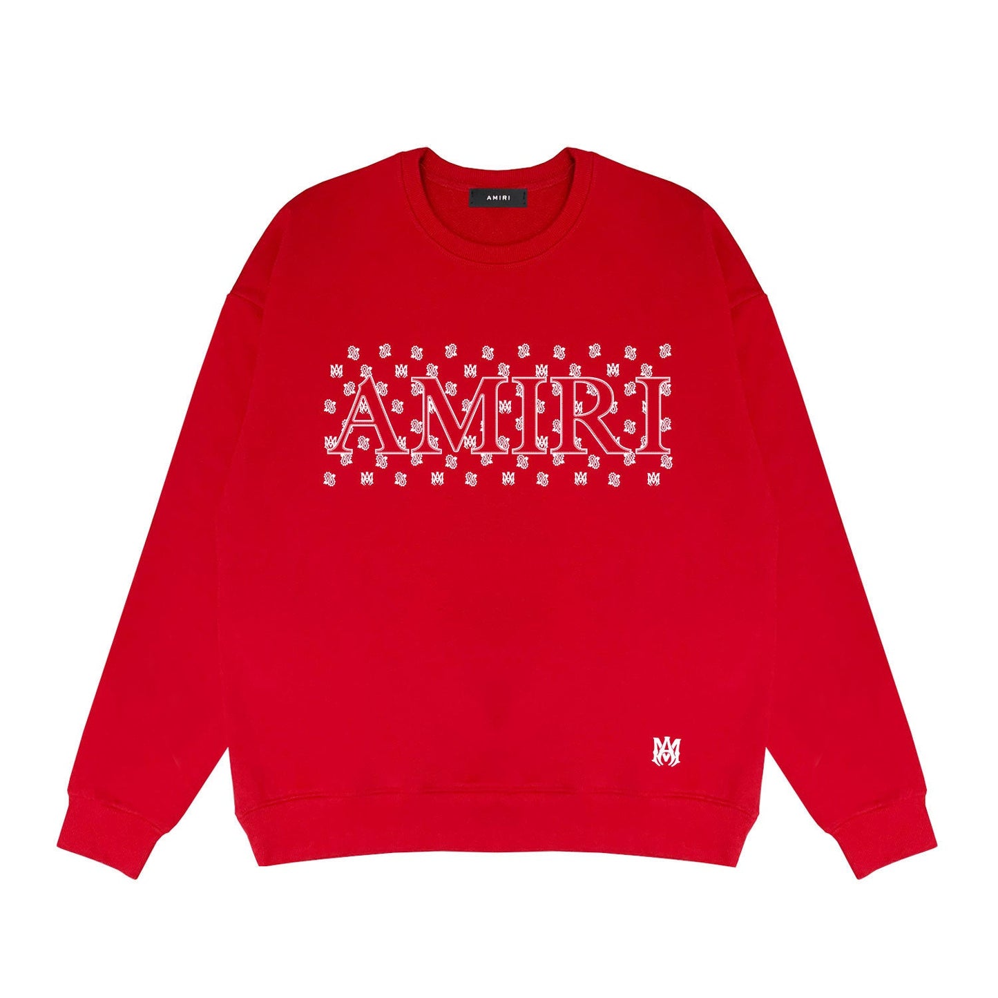 Amiri Long Sleeved Shirt Fashion Brand Crew Sweatshirts round Neck Sweater