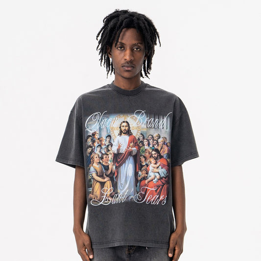 Vic Streetwear Summer Crew Neck Short Sleeve T-Shirt