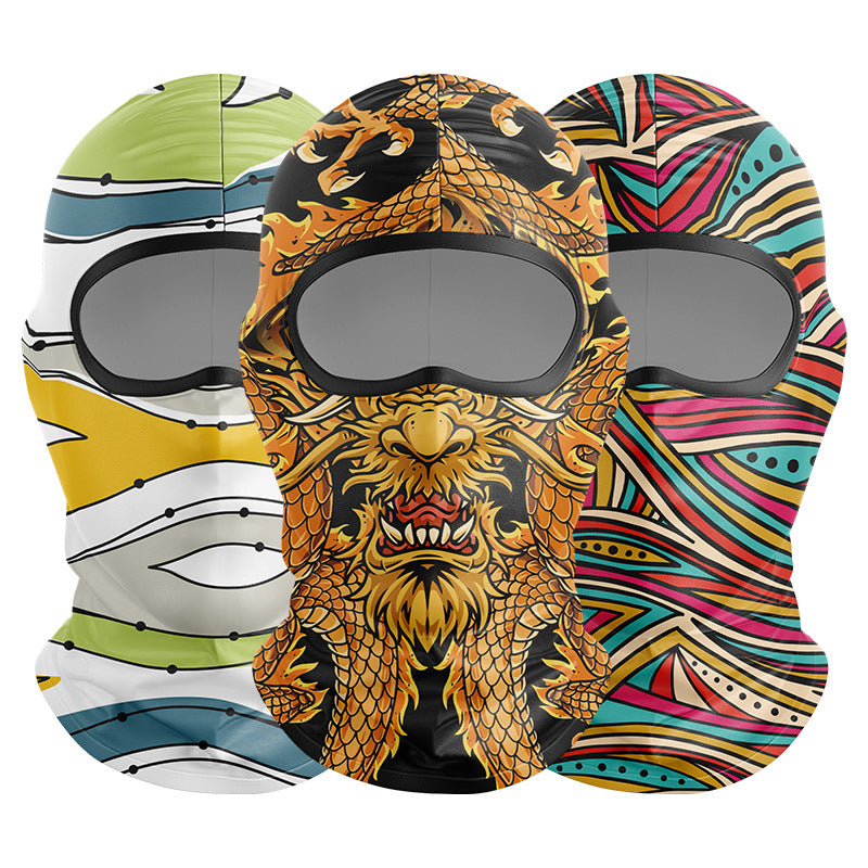 Cycling Windproof Hood Sunscreen Ice Silk Headgear
