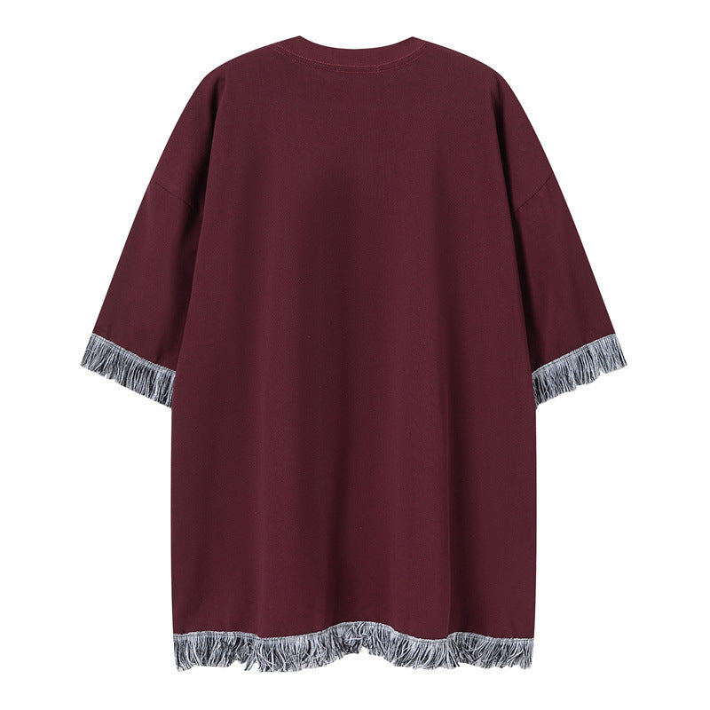 Camisetas streetwear Summer Vintage Crew Neck Casual Loose Short Sleeve T-Shirt