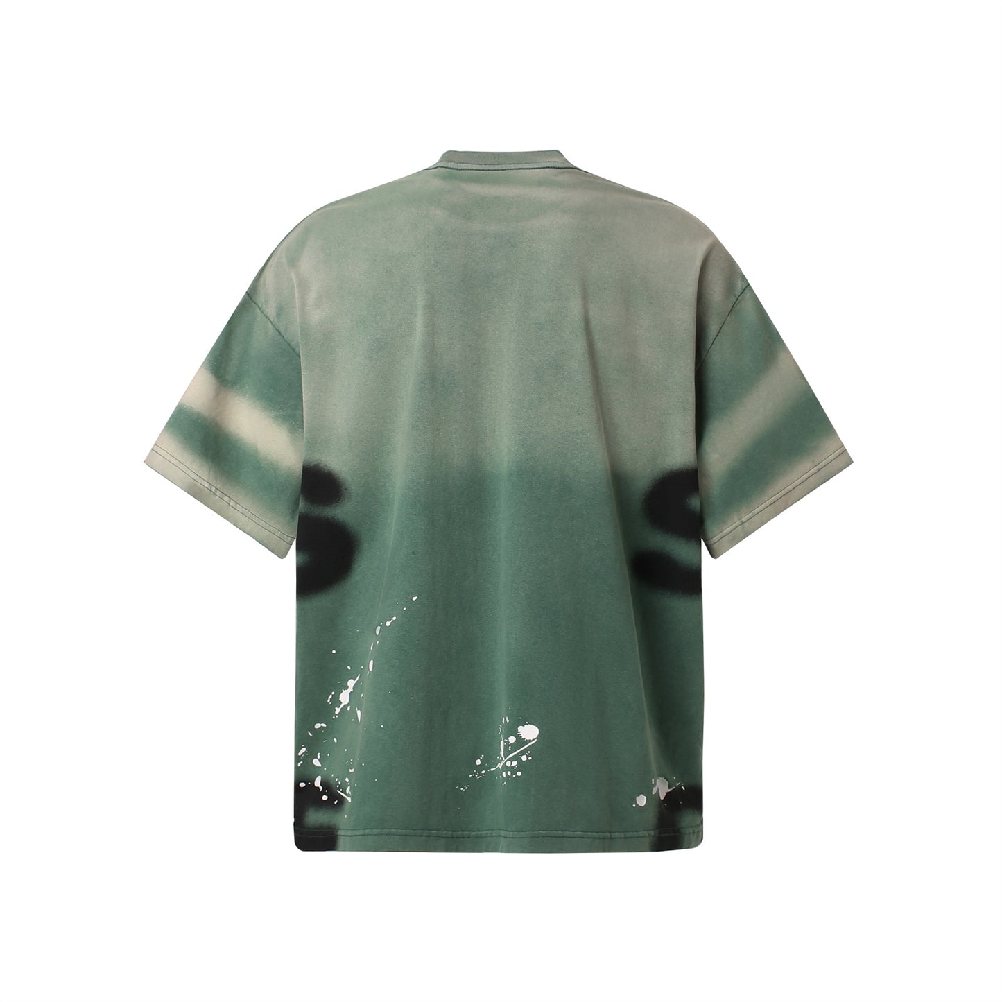Vintage tarz t shirt gradual change print short sleeve t-shirt summer casual top