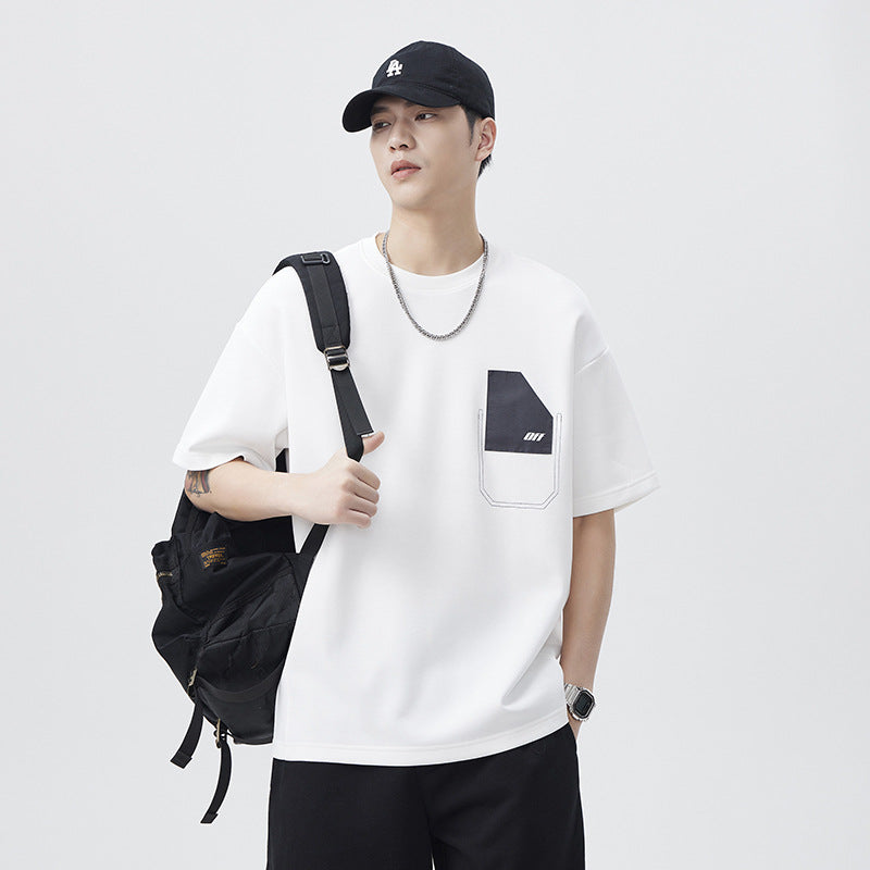 Mens T-shirts Short Sleeves Loose