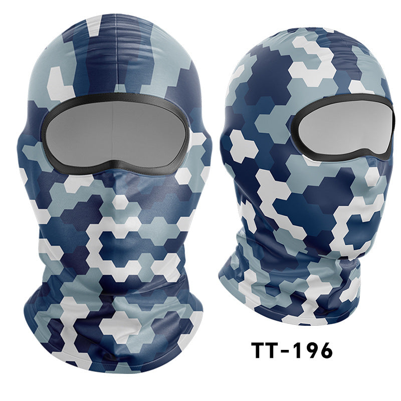 Cycling Windproof Hood Dust and Sun Protection Summer Camouflage Mask
