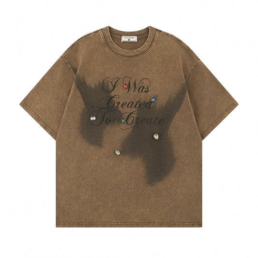 T shirt vintage usa summer vintage t-shirt short sleeve