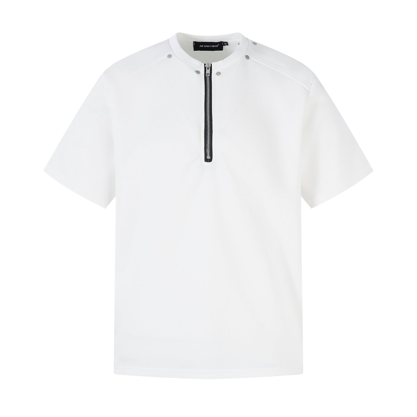 Ye T Shirt Summer Zipper T-Shirt Short Sleeve
