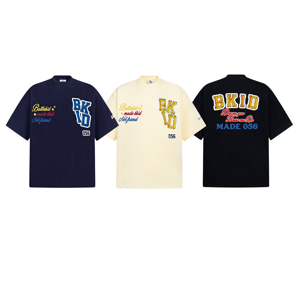 Hip Hop Clothes New York Vintage Summer Casual Loose Short Sleeve T-Shirt