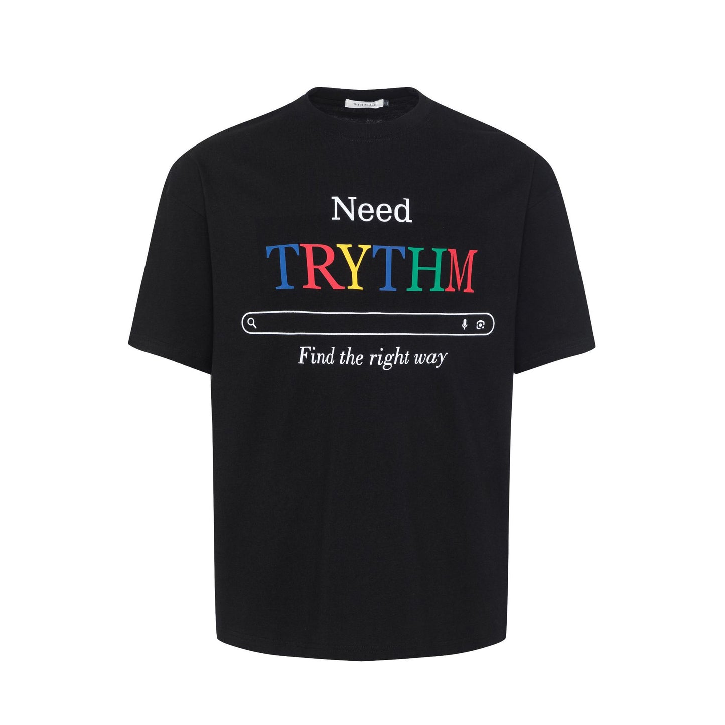 Unisex T-shirts Summer Color Letter Map Men's Loose Short Sleeve T-Shirt