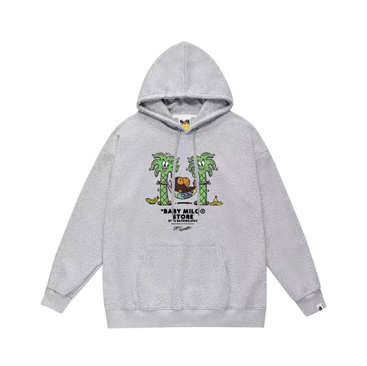 Ape Hoodie Autumn/Winter Letter Print Loose Hoodie Pullover Ape Sweater