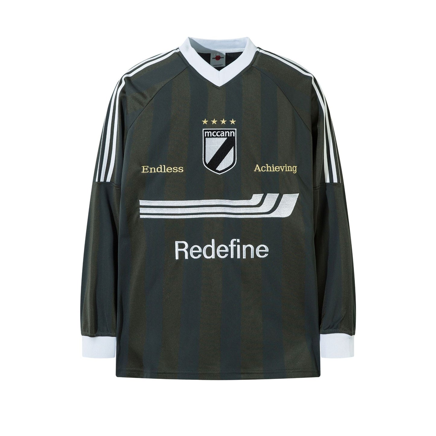 Racing oversized t shirt autumn, jersey racing suit striped embroidered sports t-shirt long sleeve