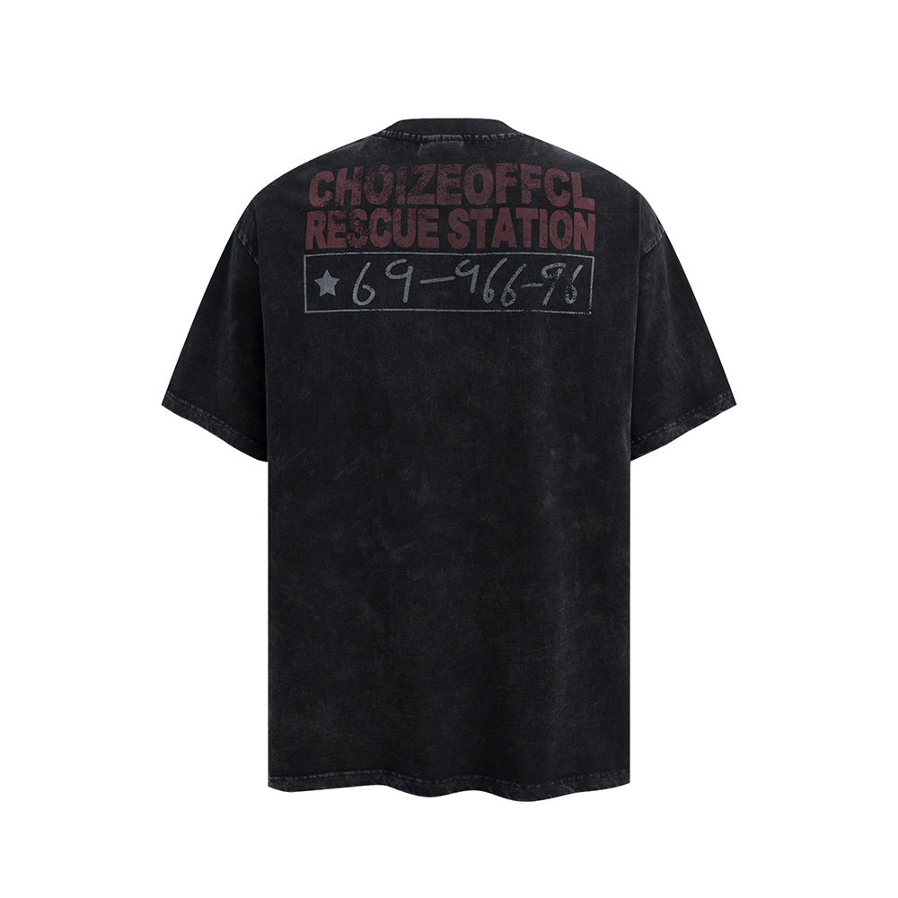 Nyc 1990 Shirt Short Sleeve T-Shirt Summer Hip Hop Top