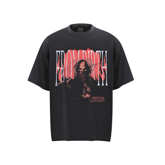 Hip hop clothing new york summer t-shirt short sleeves