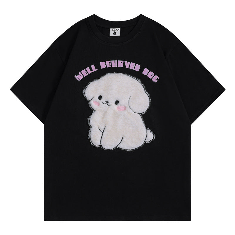 Camisetas streetwear Summer Vintage Casual Loose Short Sleeve T-Shirt
