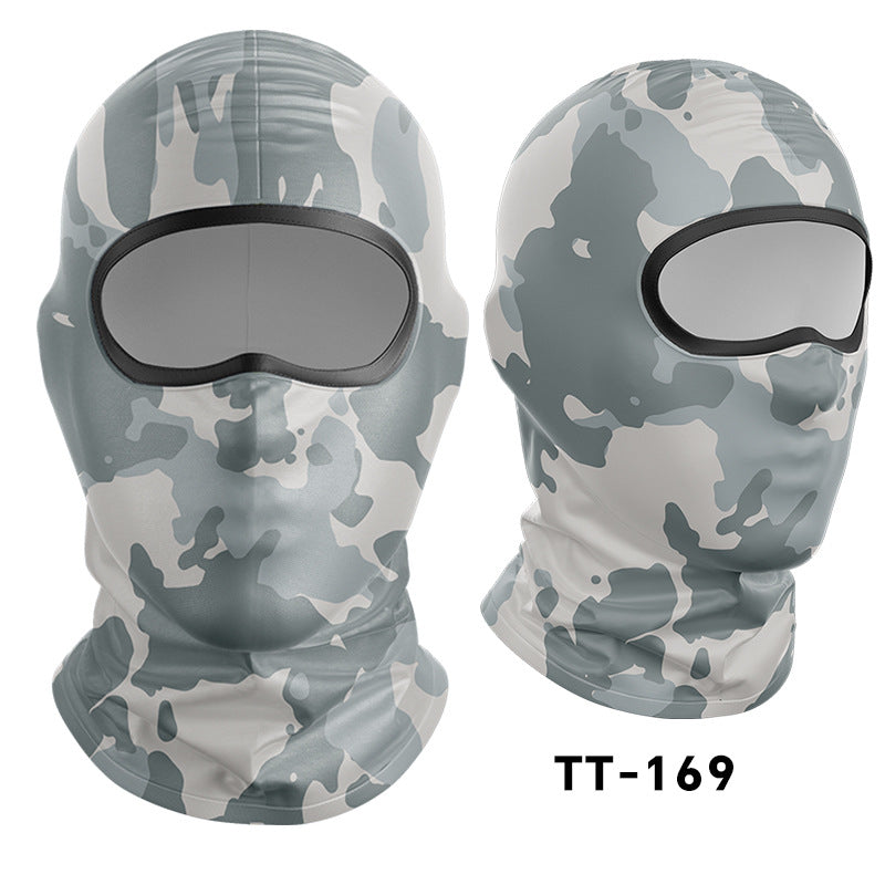 Cycling Windproof Hood Dust and Sun Protection Summer Camouflage Mask