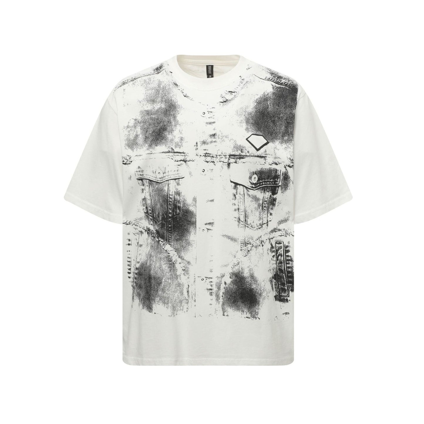 Hip Hop Clothing Summer Hip Hop Graffiti T-Shirt Short Sleeve