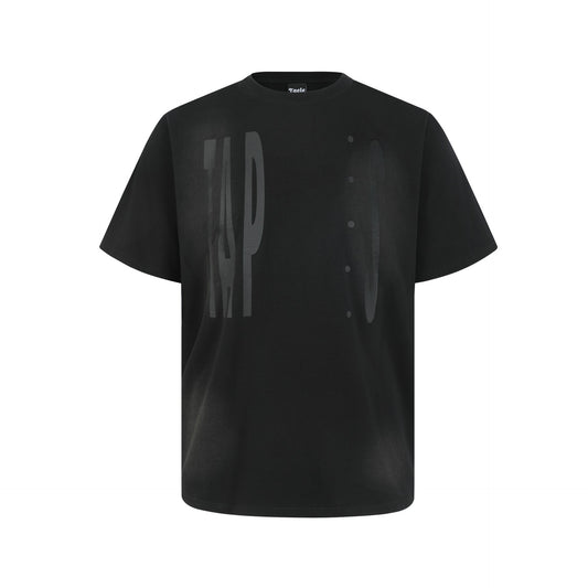 Hip hop shirt summer retro washed old printed short sleeve T-shirt