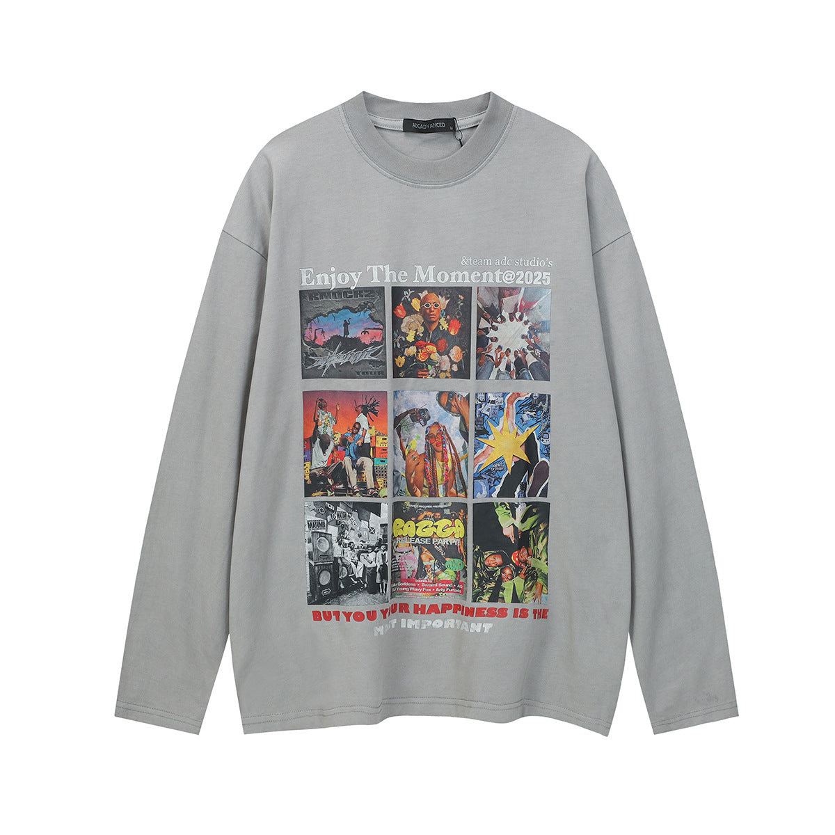 Unisex long-sleeved shirt autum dark printing