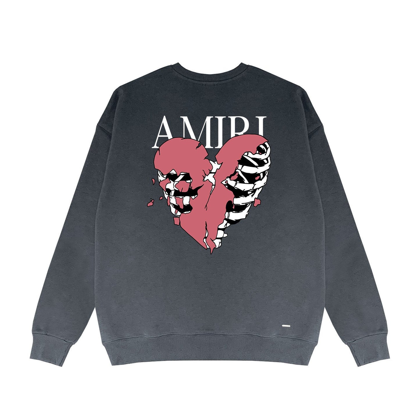 Amiri Long Sleeved Shirt Fashion Brand Crew Sweatshirts round Neck Sweater