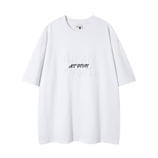 Camisetas streetwear Summer Vintage Casual Loose Short Sleeve T-Shirt