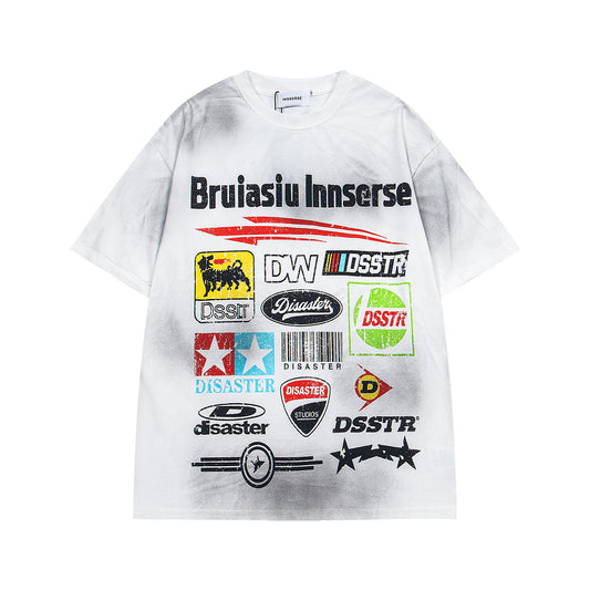 Retro Style Shirt For Men Summer Vintage T-Shirt Short Sleeve