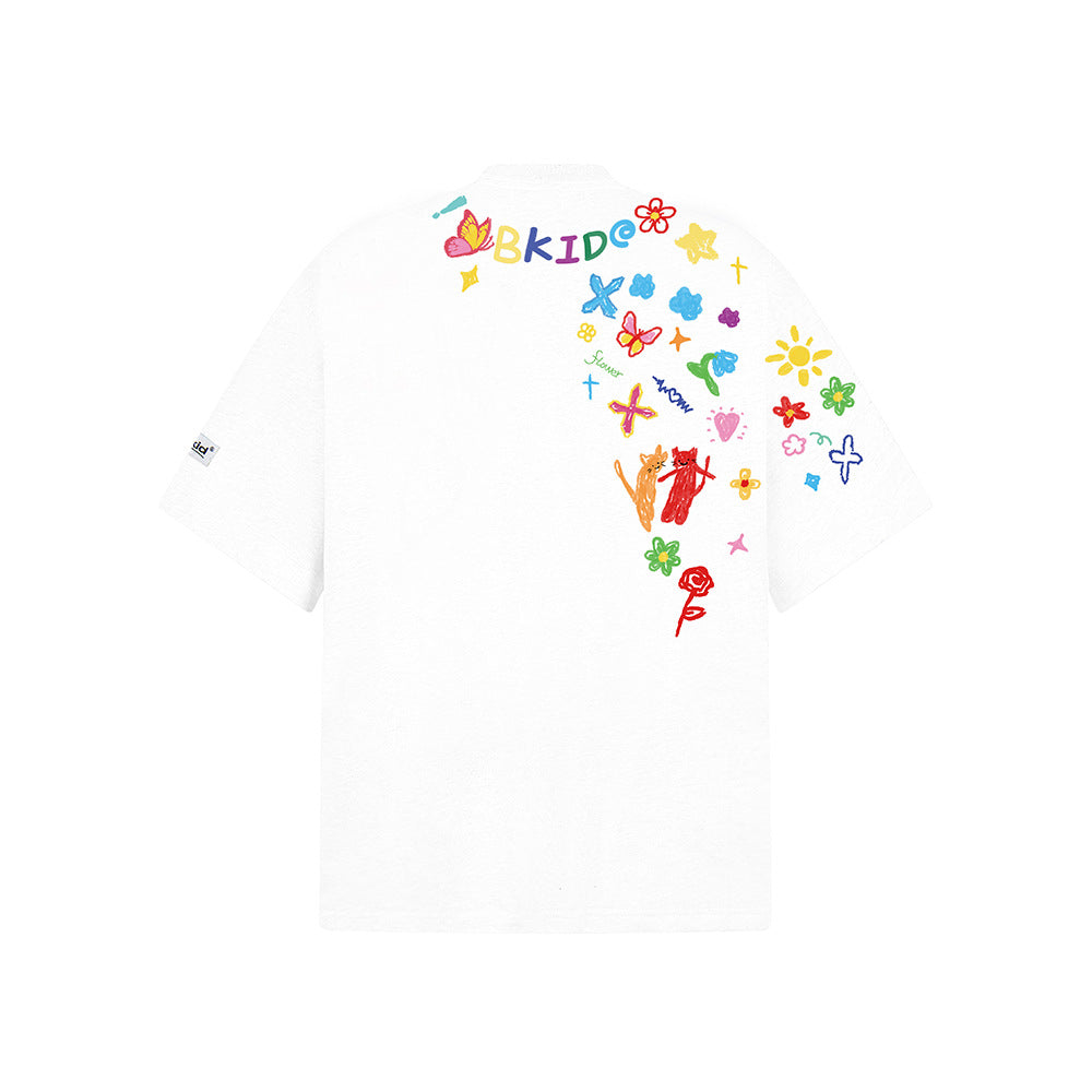 Hip Hop Clothes New York Graffiti Short Sleeve T-Shirt