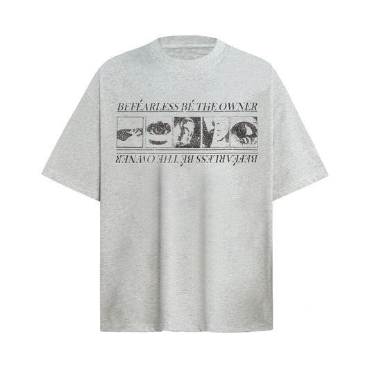 Unisex T-shirts Washed and Old Men's Loose Short Sleeve T-Shirts
