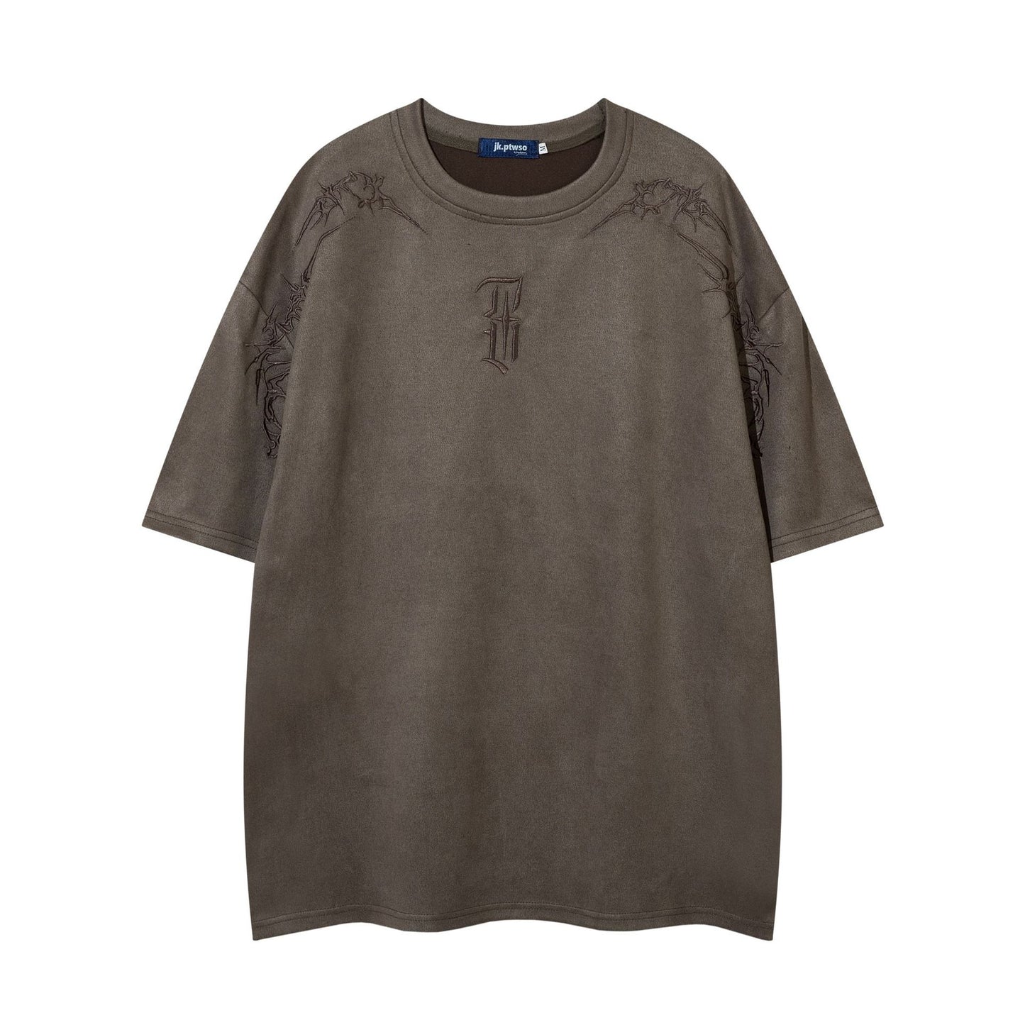 T shirt vintage usa t-shirt embroidery short sleeve