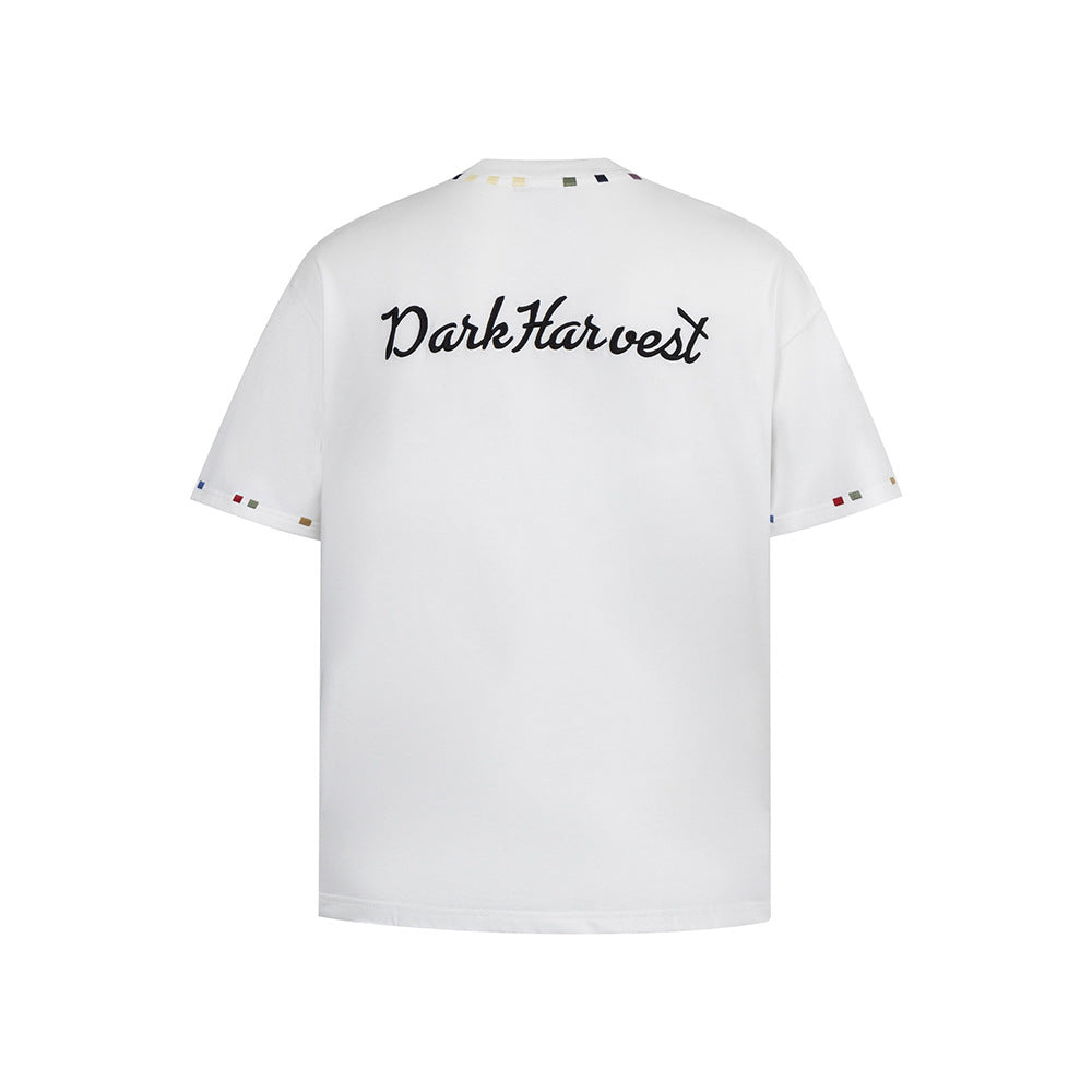 Nostalgia T Shirts Vintage Short Sleeve T-Shirt Summer Crew Neck Top