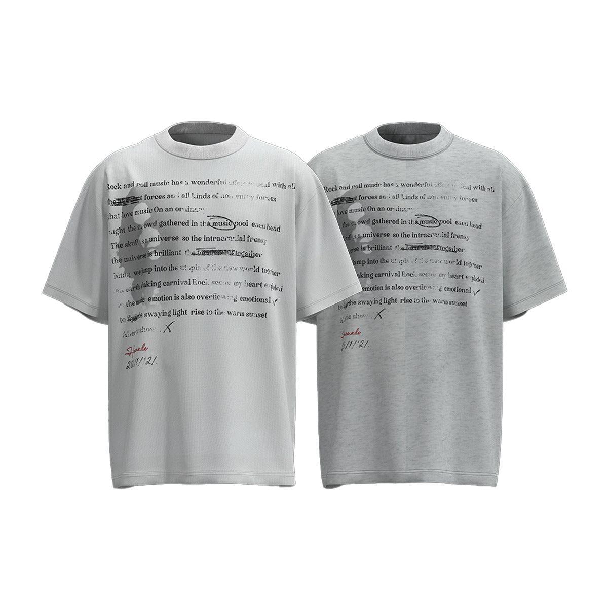 Hustle vintage summer hip hop character print t-shirt
