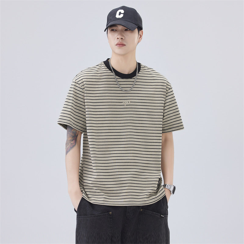 Mens T-shirts Short Sleeves Summer Loose