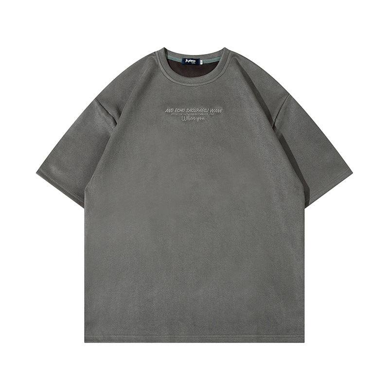 1990 Fashion T-Shirt Vintage Pentagram Embroidered Short Sleeve T-Shirt