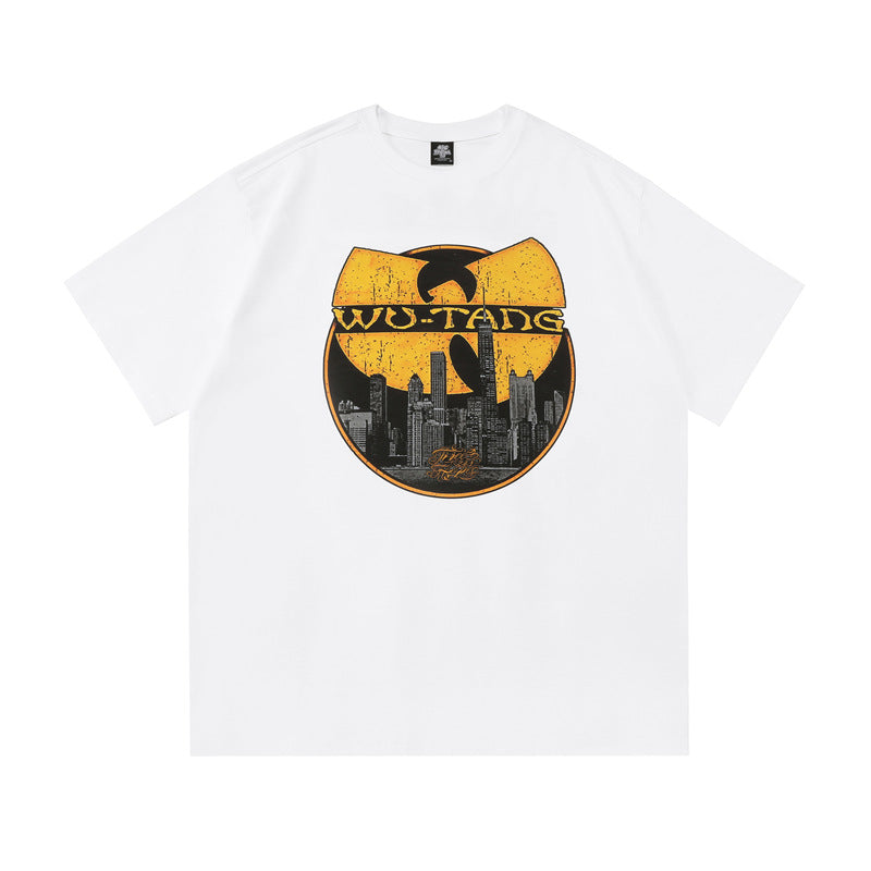 Casual Street Wear Crew Neck Loose Short Sleeve T-Shirt