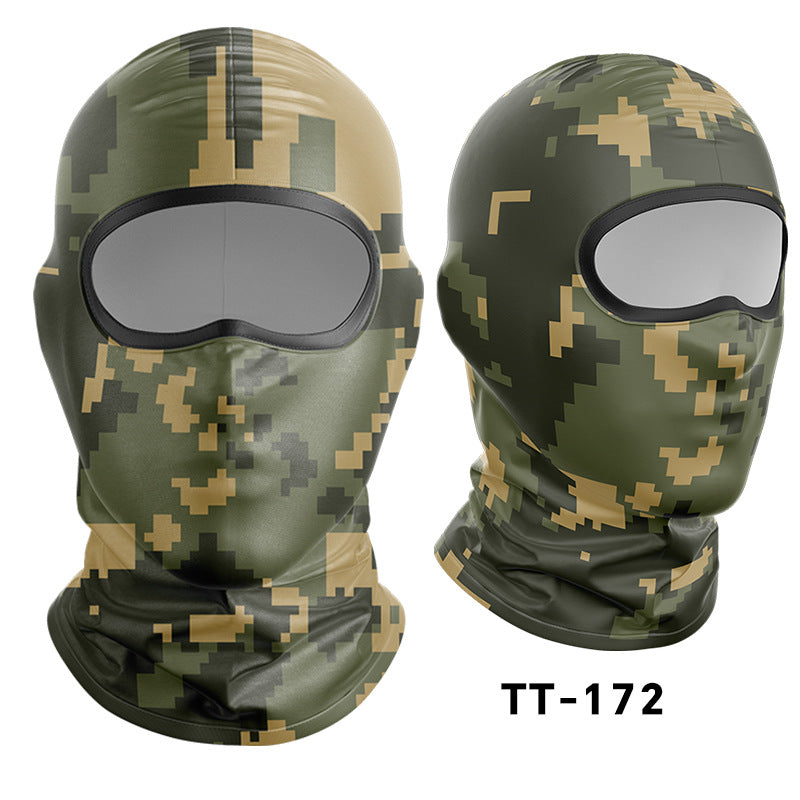 Cycling Windproof Hood Dust and Sun Protection Summer Camouflage Mask