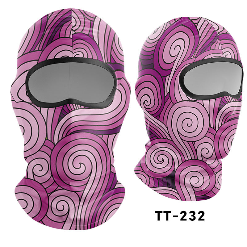 Cycling Windproof Hood Sunscreen Ice Silk Headgear