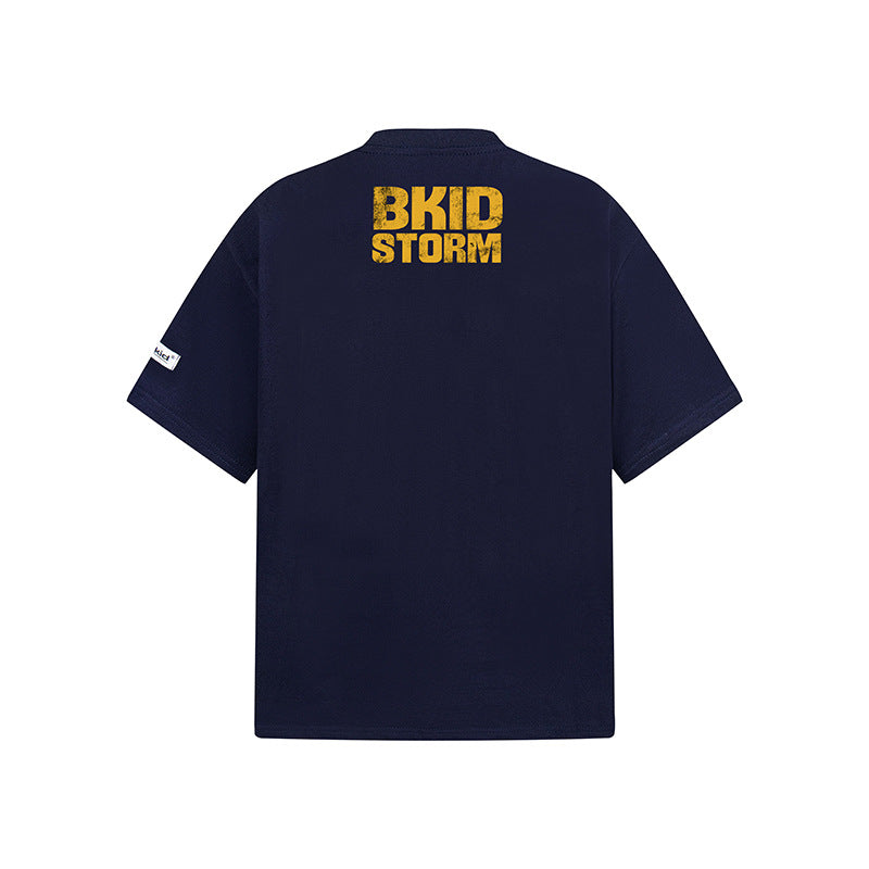 Hip Hop Clothes New York Vintage Alphabet Print Crew Neck Short Sleeve T-Shirt