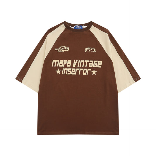 1990 Fashion T-Shirt Loose Retro Short Sleeve