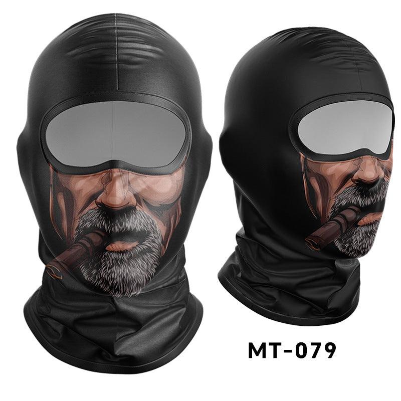 Cycling Windproof Hood Outdoor Cycling Sunscreen Ice Silk Fabric Scarf Face Towel