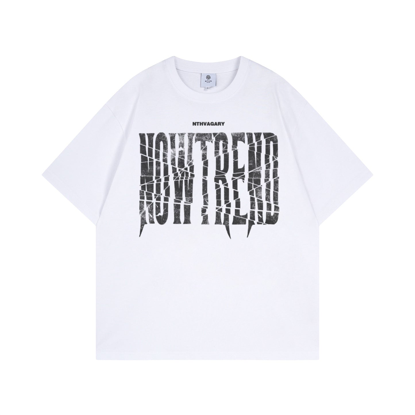 Nyc T Shirt Alphabet Print T-Shirt Oversize Crew Neck Short Sleeve T-Shirt