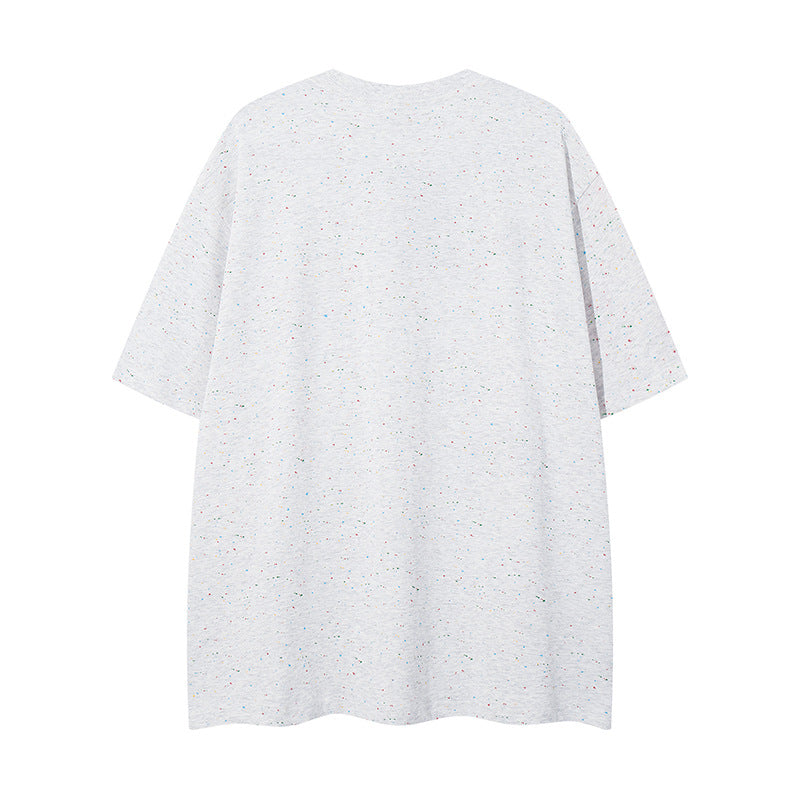 Nyc T Shirt Retro Puppy Crew Neck Short Sleeve T-Shirt Summer Oversize Casual Top