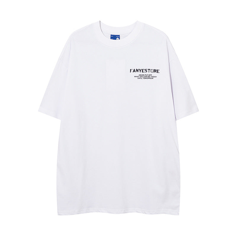 Hip hop shirt short sleeve t-shirt summer loose