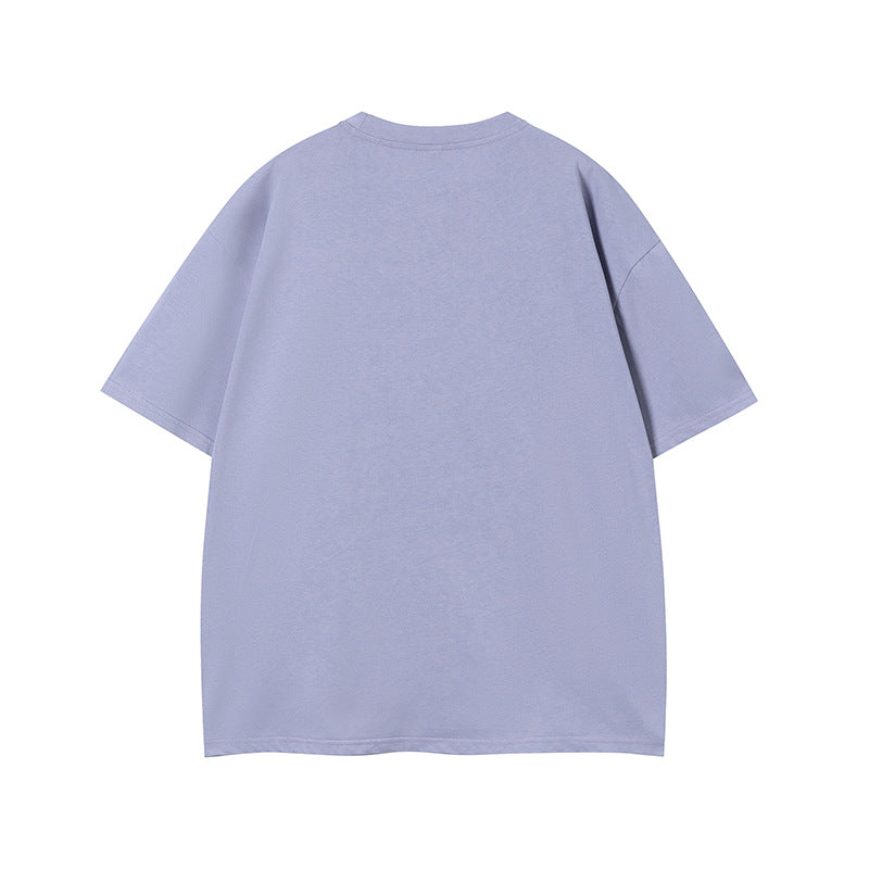Vintage Tišö Rt Cartoon Printed Short Sleeve T-Shirt Loose Casual Top