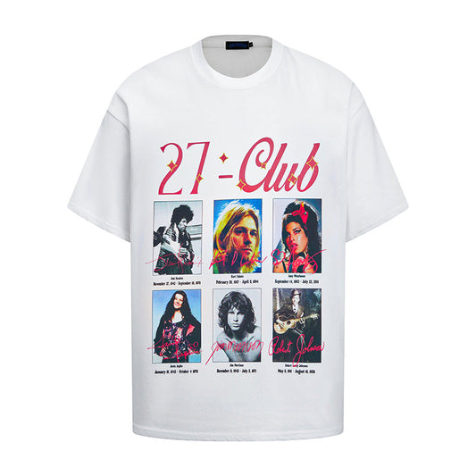 Hip hop clothing new york summer hip hop wash t-shirt short sleeve loose