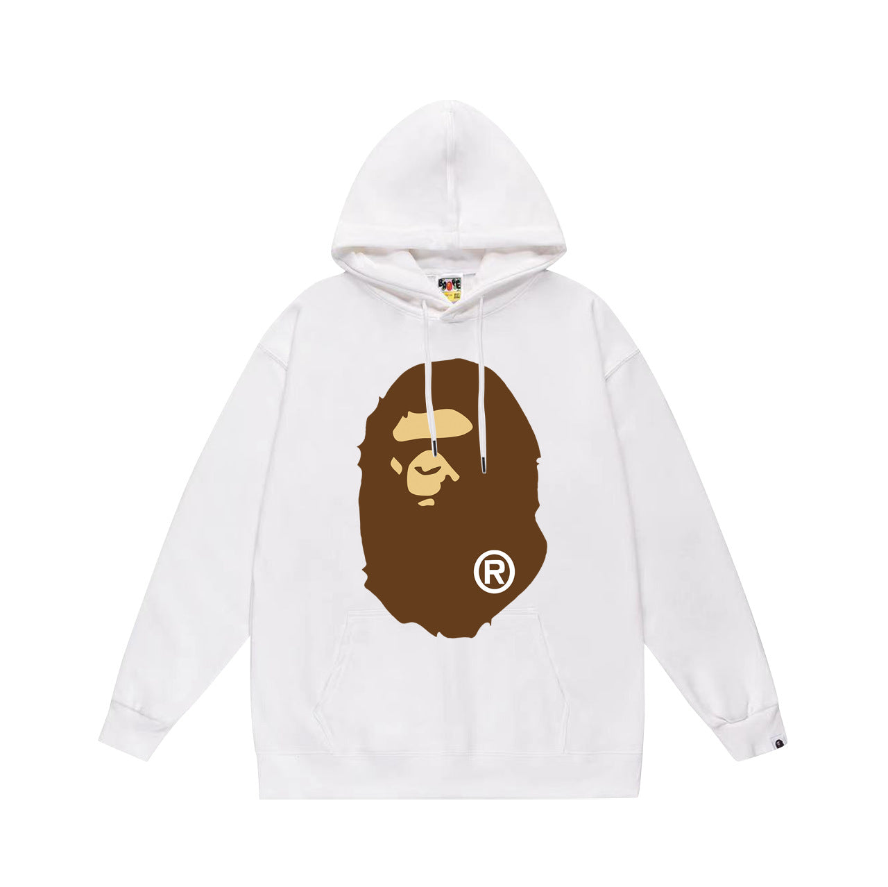 Ape Hoodie Autumn/Winter Letter Print Loose Hoodie Pullover Ape Sweater