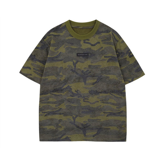 US drip outfits Summer Vintage Casual Loose Short Sleeve T-Shirts
