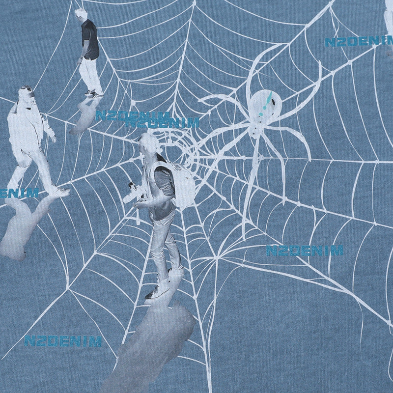 Hip hop shirt summer hip hop spider web t-shirt short sleeve