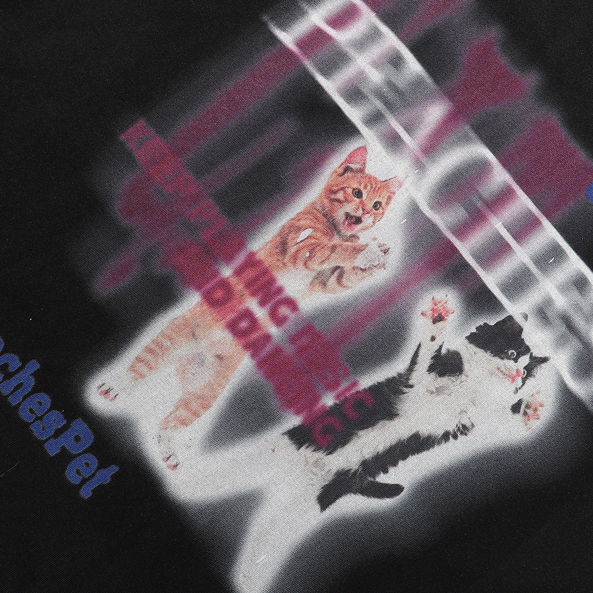 Vestimenta De Los 90 Summer Vintage Cat Print Short Sleeve T-Shirt