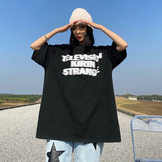 Vintage Usa Shirt Vintage Loose Short Sleeve T-Shirt