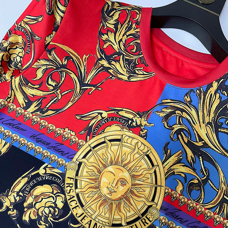 East Coast Shirts Spring/Summer Digital Print Casual Men's Short Sleeve T-Shirt